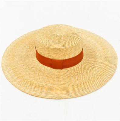 China Custom Handmade Straw Hat Ladies Straw Hat Wholesale Natural Image Sombreros Image Customizable Stain for sale