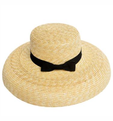 China Customizable Beach Straw Hat Natural Brim Plain Straw Hat Summer Customizable Character Fashion Stain New for sale