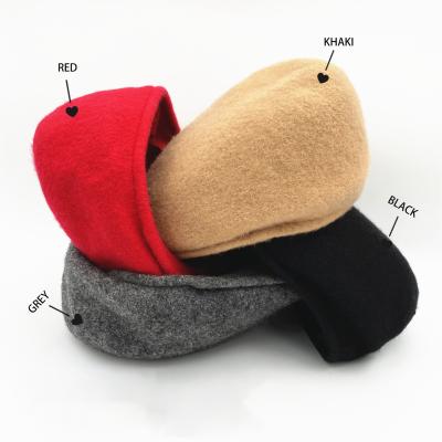 China Customizable Dobby Women's Clothing Spring Autumn Winter Four Colors Wool Beret for sale