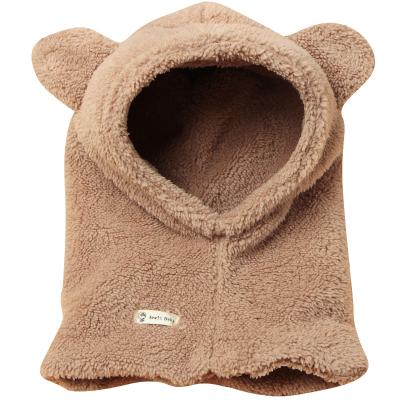 China JOINT Customizable Cute Plush Kids Winter Warm Baby Ear Set Head Hat for sale