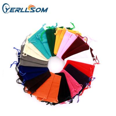 China YERLLSOM 5*7cm Velvet Drawstring Velvet Bags Gift Packaging Bag Y121201 Hot Selling and Pouches Jewelry Bags for sale