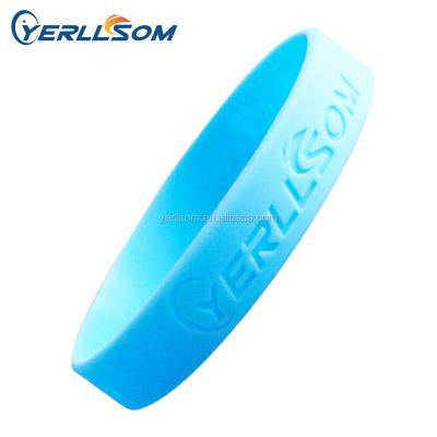 China High Quality Silicone Customized Engrave Logo Or Words Silicone Rubber Bands For Promotional Christmas Gift YE002 for sale