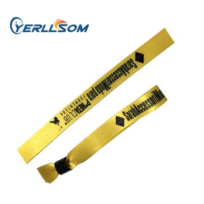 China Custom Personal Printed Vintage Cloth Wristbands Printed Logo For Promotional Gifts Y22041809 for sale