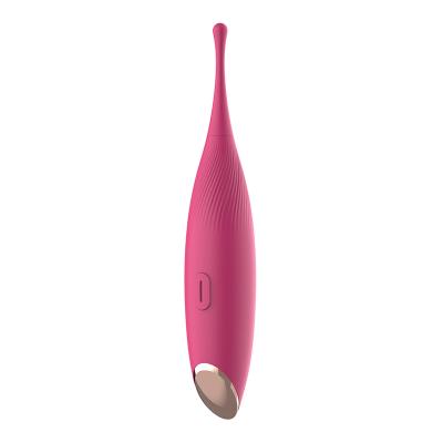 China 10 Frequency Female Vibrator Stick G-spot Vibration Massage Masturbation Orgasm Three Head Pen for sale