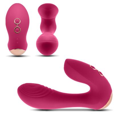 China 10 Frequency Vibration Female Masturbator Egg Slap Jumping Wearing Massager for sale