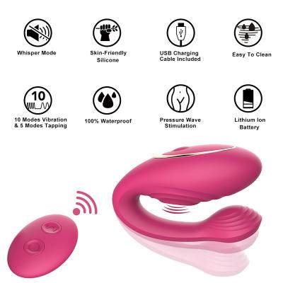 China 10 Frequency Vibration Wireless Remote Control Clitoris Vibrator Slapping G Spot Stimulator Panties Wearable Dildo Vibrating Sex Toys for Adult Couples for sale