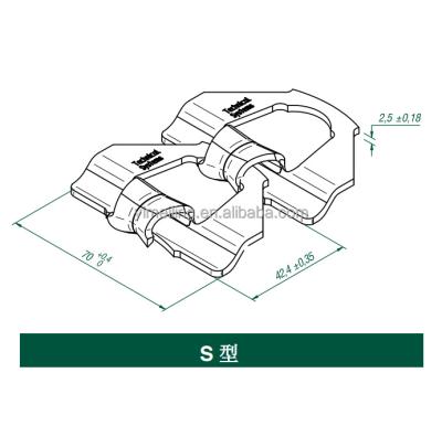 China Farms Technical Type Flat Feed Chain for Chicken Farm for sale