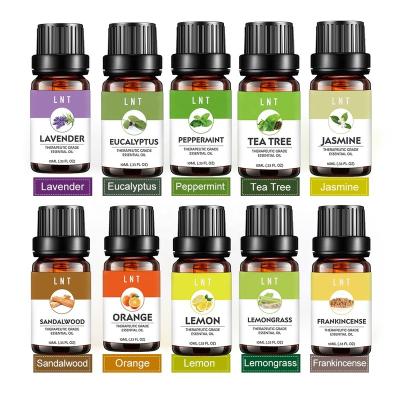 China Skin Revitalizer 100% pure natural Lavender Eucalyptus Peppermint Tea Tree Jasmine Sandalwood Orange Lemon Lemongrass Frankincense Essential Oil for sale