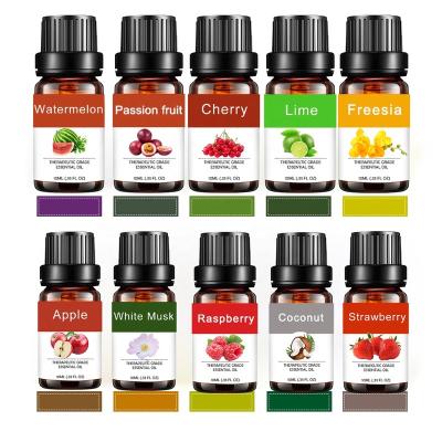 China Skin Revitalizer Hair Care 100% Natural Strawberry Coconut Raspberry Musk Cherry Lime Freesia Apple White Edible Watermelon Passion Flower Fragrance Oil for sale