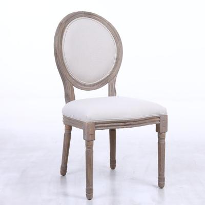 China Other Chaise Louis Xvi Antique Rubber Solid Wood Elegant Wooden Dining Chair for sale