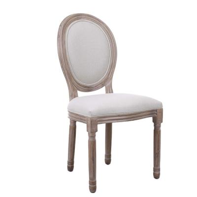 China Wholesale Antique French Provincial Louis Xvi Vintage Solid Wood Dining Table Chair Set Home Furniture Room for sale