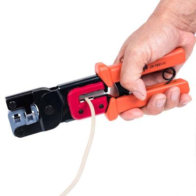 China Applied to RJ45/RJ22/RJ11/RJ12 PARON Multi Function Handle Network Crimping Tools for Cable Cutter Crimping Pliers Stripper for sale