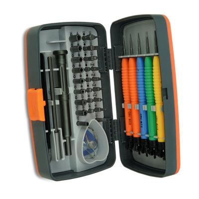 China PARON Household Repair Tool 45 in 1 Ratchet Screwdriver Set Tool Kit Multitool Combination Screwdriver Bit Set for sale