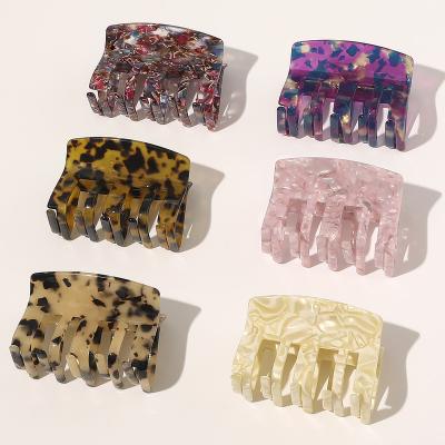 China Hair Decoration CIA Korea Fashion Big Size Acrylic Claw Clips Acetic Acid Tortoise Shell Hair Claws for sale