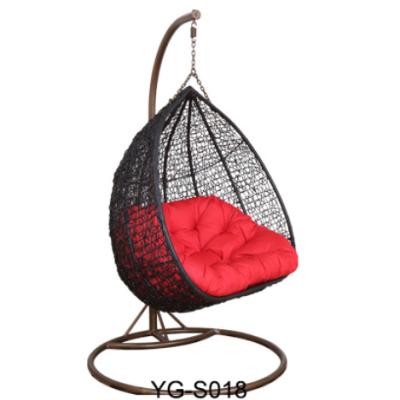 China Modern Rattan Chair Egg Swing Lounger Hanging Hanging Rope Wood for sale