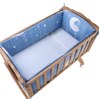 China New modern and simple baby cot bed rail cotton crib safety thickening band crib guard baby crib fence for sale