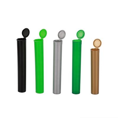 China Wholesale Opaque Kid Plastic Tube PP 120mm Noise Resistant Medicine Plastic Tube Refill Bottle Squeeze And Pre Roll Tubes for sale