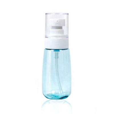 China 30ml 60ml 100ml Travel Spray Bottle Personal Cosmetic Plastic Transparent Fine Mist Small Lotion Empty Skin Care Spray Bottle for sale