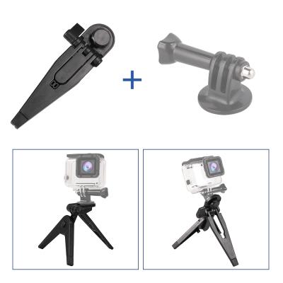 China ABS Plastic PORTABLE Mini Tripod For Black Dish Kaliou Portable Lightweight Tripod For Smartphone GP Camera Stand Holder for sale