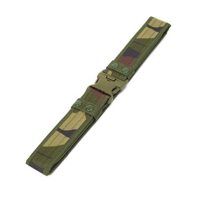 China New Style Outdoor Activities Belt Military Men's Waist Kick Strap Army Outdoor Tactical Belt With Buckle for sale