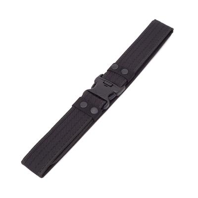 China Outdoor Activities Weave Military Tactical Elastic Running Belt Canvas Webbing Waist Nylon Straps With Buckle for sale