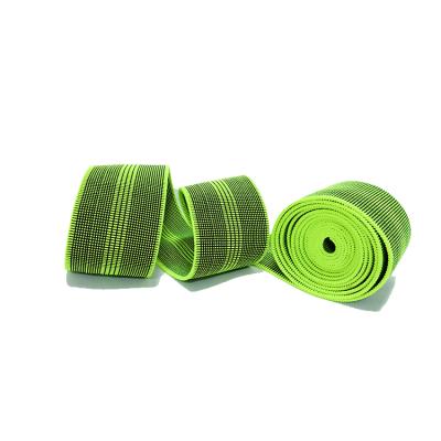 China High Tensile Custom Durable 65mm Sofa Elastic Webbing Elastic Bands For Sofa for sale