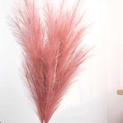 China Tall Pampas Stems Decotation Faux Pampas Grass Home Decor For Home Decor And Wedding Boho Decor for sale