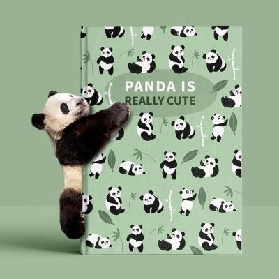 China 2021 high quality new product idea customs office and school supplies panda stationary notebook for sale