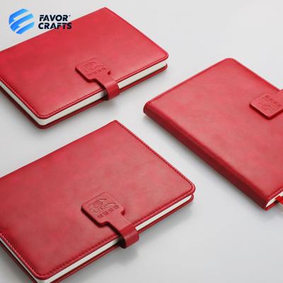 China New Product Promotional Leather Hardcover Notebook Custom Logo With Magnetic Clasp for sale