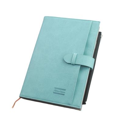 China Custom Leather Daily Weekly Monthly Business Organizer Planner A5 Hardcover Book Day for sale