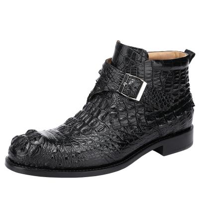 China Other China Most Reliable Manufacturer High Cost Effective Croc Crocodile Leather Lady Boots Leather for sale