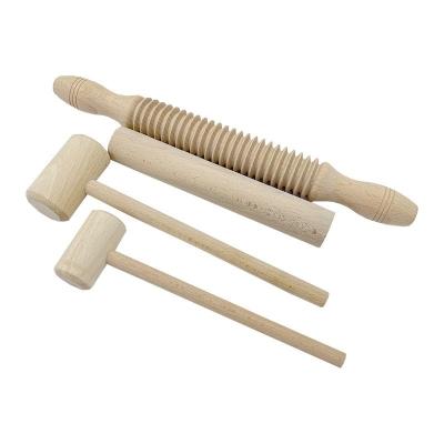 China Sustainable Factory Direct Sale Wood Pizza Roller , Rolling Pin with No Dents or Gaps for sale