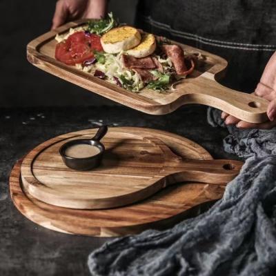 China Sustainable Wooden  Charcuterie Boards Serving Tray  Manufacture for sale