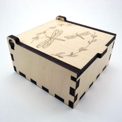 China China Laser Cut Custom Wholesale Cheap Wooden Display Box Jewelry Box Watch Box Wooden Crafts for sale