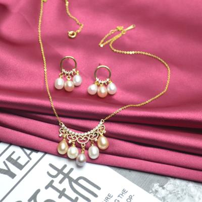 China Cute Jewelry Pearl High Grade Drop Earrings Set / Pearl Pendants For Necklace Jewelry for sale