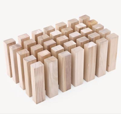 China Chinese Wholesale Promotional Wooden Blocks Building Block Unfinished Non-Toxic Wooden Toys Europe for sale