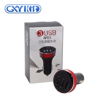 China GXYKIT Wholesale Price New China-chic fast charging 3.0 wireless car charger usb with screen display for all kinds car for sale