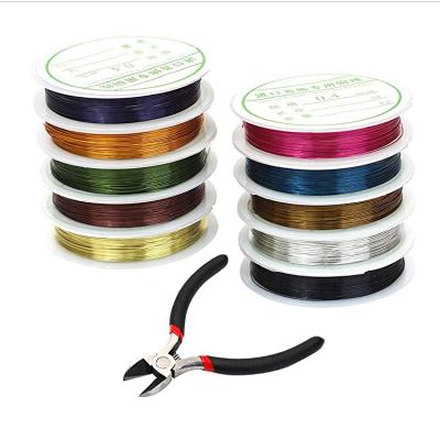 China Can Be Best Price Free Bent Gold Shape Soft Dead And Silver Color Copper Wire Dead Wire Making Jewelry Accessories for sale