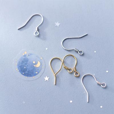 China Factory Selling Jewelry 925 Sterling Silver Earring Hook For Make Earring Accessories for sale