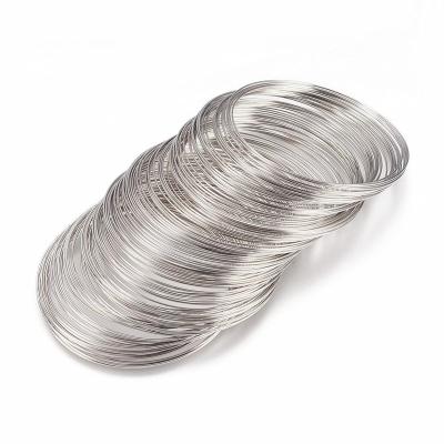 China Wholesale Non Fade 55mm 60mm Bracelet Memory Wire DIY Stainless Steel Memory Wire for sale