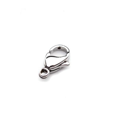 China Jewelry Making Factory Wholesale Stainless Steel Lobster Clasp For Bracelet Buckle Necklace Buckle for sale