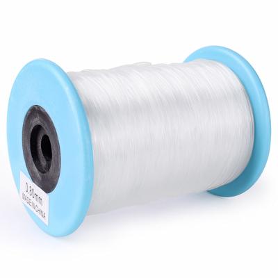 China Good factory direct fishing line wear-resistant transparent nylon no elastic monofilament fishing line for sale