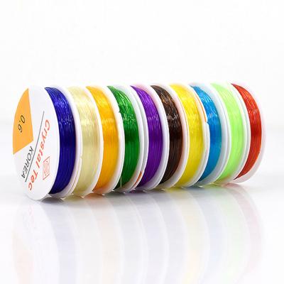 China Hot Selling Strong And Stretchy Transparent String Jewelry And High Elasticity Transparent Colorful Stretch Bracelet Elastic Accessories For Making Bracelet for sale