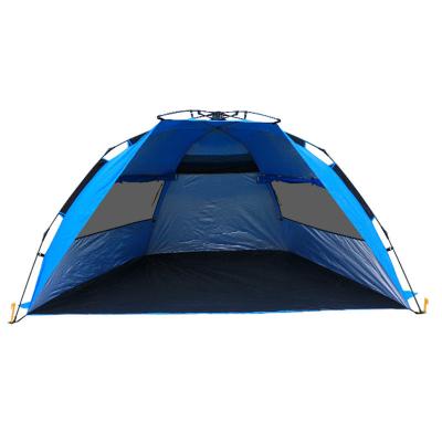 China Straight Tying Type High Quality Anti-UV Fishing Folding Tent Beach Tent With Sandbag for sale