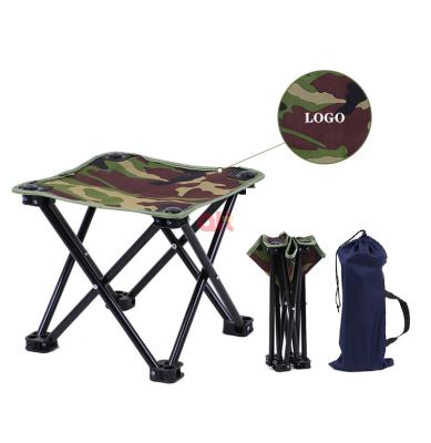 China Modern Folding Camping Stool Outdoor Telescopic Folding Stool Mini Camping Fishing Chair Foldable Camping Quadruped Stool for sale