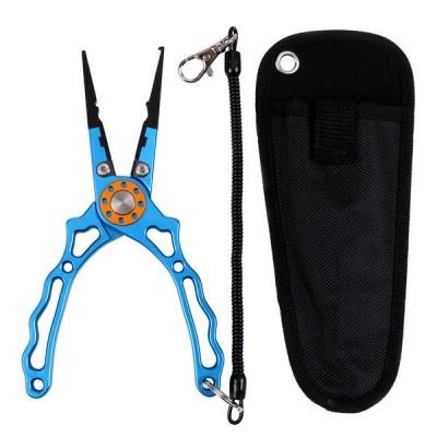 China New Multifunctional CNC Aluminum Alloy Lanyard Hook Remover Fishing Pliers Fishing Pliers for sale