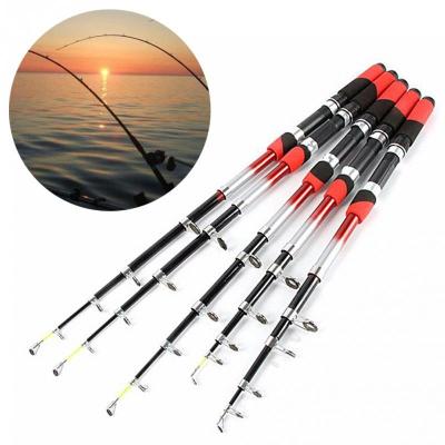 China Fishing Pole Durable 2.7m Fiberglass Telescopic Ice Fishing Rod for sale