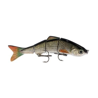 China 5 Inch 4 Section Simulation Bait Iron Link ABS Hard Prime Multi Section Simulation Fishing Lures KD-OD-D4J02 for sale