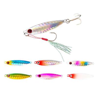 China Lead Free Shipping Metal 10g 14g 17g 21g Saltwater Fishing Lure Metal Lead Jig Fish Lure for sale