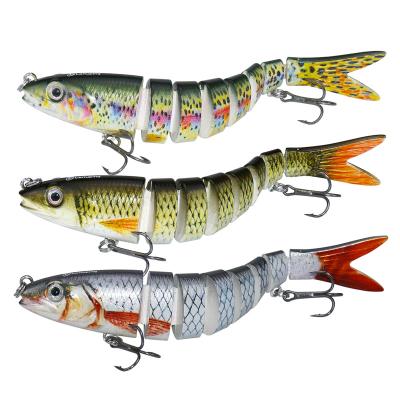 China ABS Hard Plastic Fishing Lures Wholesale Price 3Pcs Set One With Plastic Case, Colorful Soft Bait Fishing Lure for sale